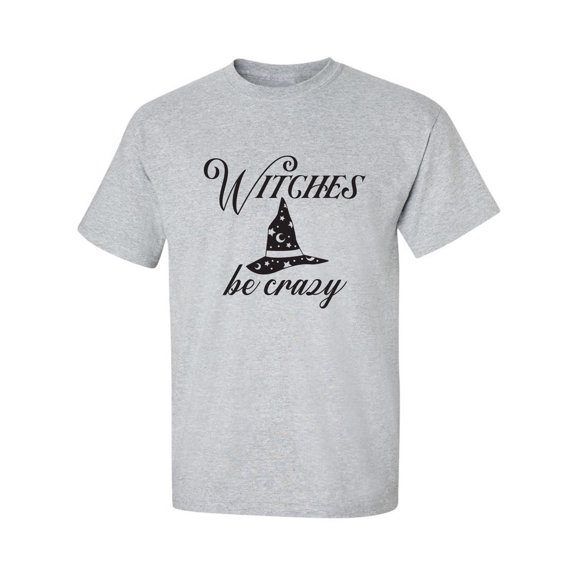 Witches Be Crazy Adult Short Sleeve T-shirt
