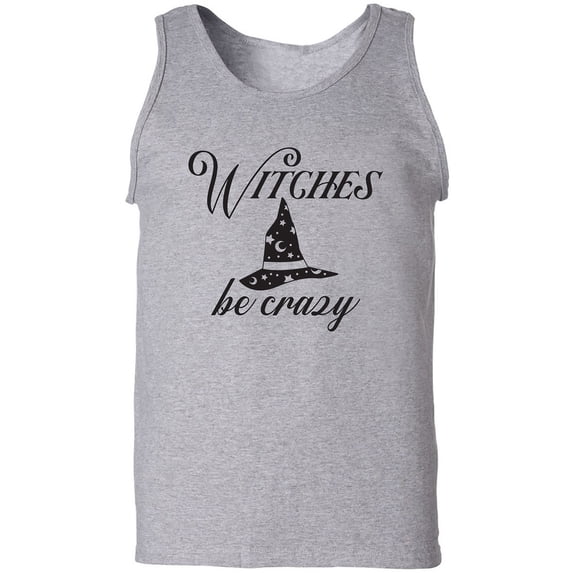 Witches Be Crazy Adult Tank Top