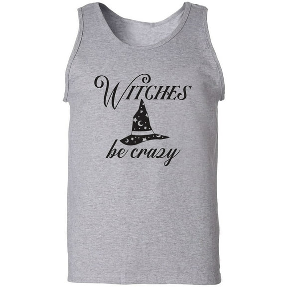 Witches Be Crazy Adult Tank Top