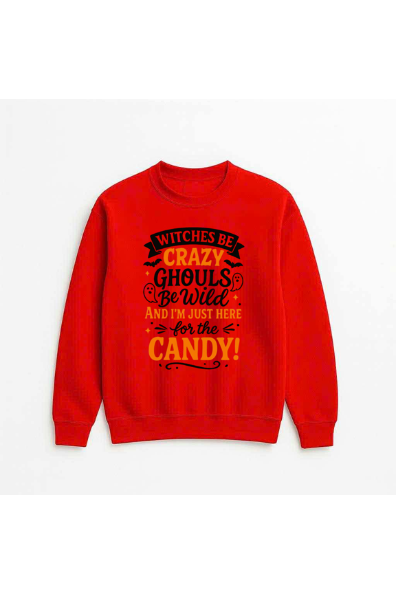 Witches Be Crazy Funny Creepy Halloween Costume Party Inspired Outfit Sweatshirt, up to size 5XL