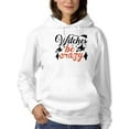 thumbnail image 1 of Witches Be Crazy. Lettering Hoodie Women -Image by Shutterstock, Female 4X-Large, 1 of 4