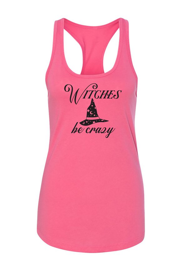 Witches Be Crazy Racerback Tank