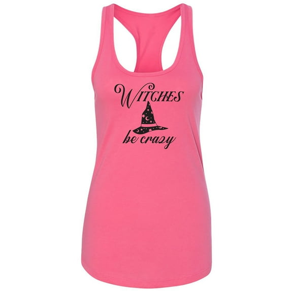 Witches Be Crazy Racerback Tank