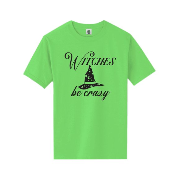 Witches Be Crazy Short Sleeve Neon T-Shirt