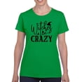 thumbnail image 1 of Witches Be Crazy. T-Shirt Women -Image by Shutterstock, Female XX-Large, 1 of 4