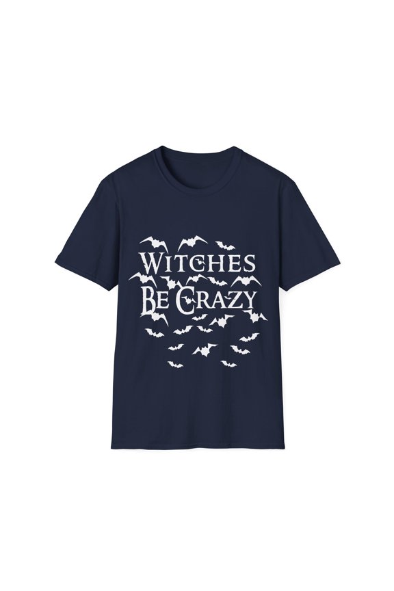 Witches Be Crazy With Bats Halloween Costume Funny T-Shirt
