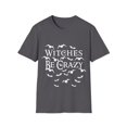 thumbnail image 1 of Witches Be Crazy With Bats Halloween Costume Funny T-Shirt, 1 of 7