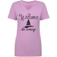 thumbnail image 1 of Witches Be Crazy Womens V-Neck T-Shirt, 1 of 3