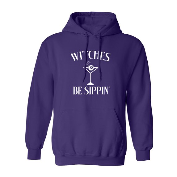 Witches Be Sippin' Adult Hooded Sweatshirt