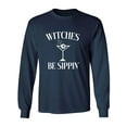thumbnail image 1 of Witches Be Sippin' Adult Long Sleeve T-shirt, 1 of 3