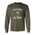 thumbnail image 1 of Witches Be Sippin' Adult Long Sleeve T-shirt, 1 of 3