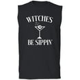 thumbnail image 1 of Witches Be Sippin' Adult Sleeveless Tee, 1 of 3
