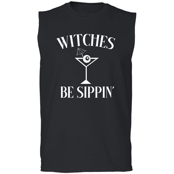 Witches Be Sippin' Adult Sleeveless Tee