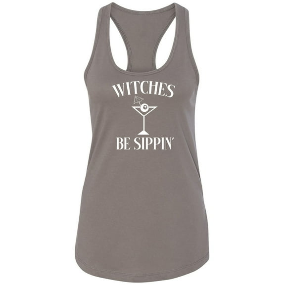 Witches Be Sippin' Racerback Tank