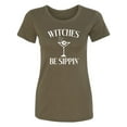 thumbnail image 1 of Witches Be Sippin' Womens crewneck tee, 1 of 2