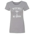 thumbnail image 1 of Witches Be Sippin' Womens crewneck tee, 1 of 2