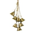 thumbnail image 1 of Witches Bells,Handmade Hanging Witch Bells Witch Decor Hanging Wind Chimes Witchcraft Winds Bell for Porch Garden Window Decoration,Witchcraft Supplies, 1 of 9