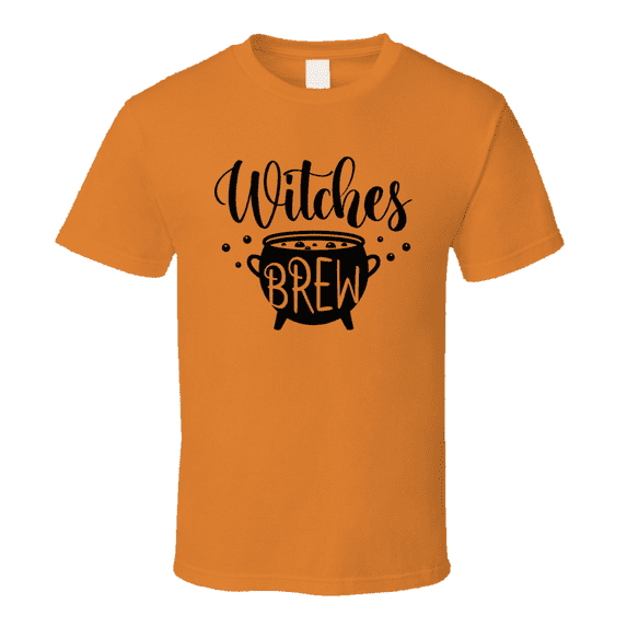Witches Brew Bubbling Cauldron Halloween Tee Cool Fall T-shirt Holiday Novelty T Shirt