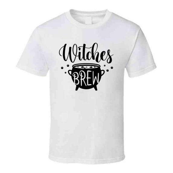 Witches Brew Bubbling Cauldron Halloween Tee Cool Fall T-shirt Holiday Novelty T Shirt