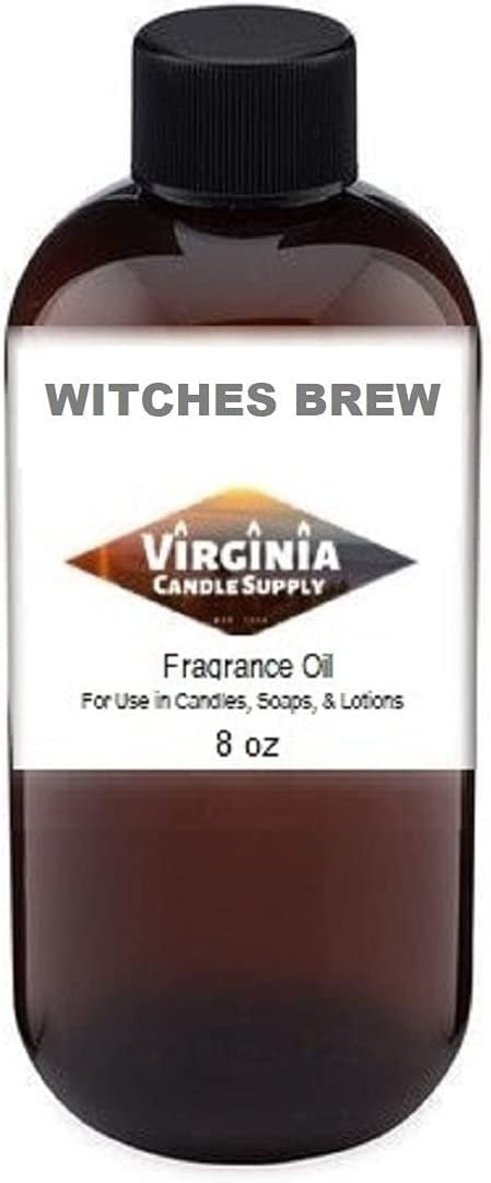 Witches Brew Fragrance Oil 8 oz. Bottle for Candle Making, Soap Making, Tart Making, Room Sprays, Lotions, Car Fresheners, Slime, Bath Bombs, Warmers