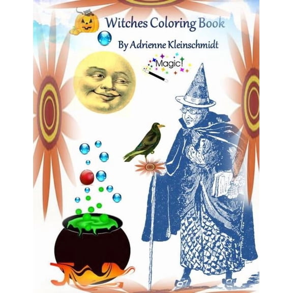 Witches Coloring Book, (Paperback)