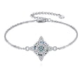 thumbnail image 1 of Witches Knot Bracelet S925 Sterling Silver nudo de bruja Witch Knot Bracelet Triquetra Protection Jewelry Gifts for Women, 1 of 5