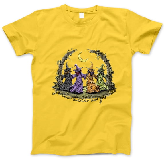 Witches Under the Moon Halloween T-Shirt, Gothic Witch Coven Graphic Tee, Spooky Season Top, Witchy Aesthetic Shirt, Fall Festival Gift