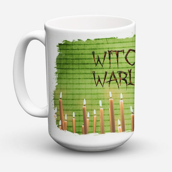 Witches and Warlocks Halloween Coffee Mug 15 oz