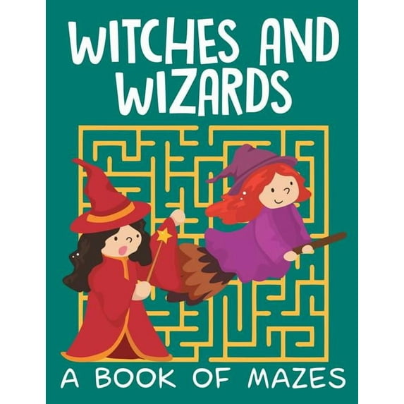 Witches and Wizards (A Book of Mazes) (Paperback)