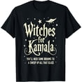 thumbnail image 1 of Witches for Kamala Harris Halloween Shatter Glass Ceiling T-Shirt, 1 of 3