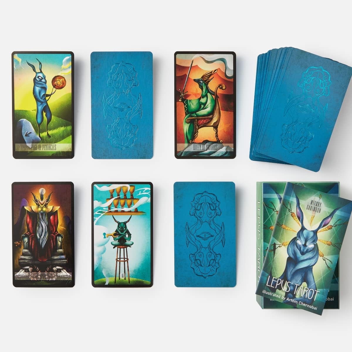 White Rabbit Oracle Witchy Cauldron Lepus Tarot, Oracle Cards, Bunny, Rabbit, Deviant ...