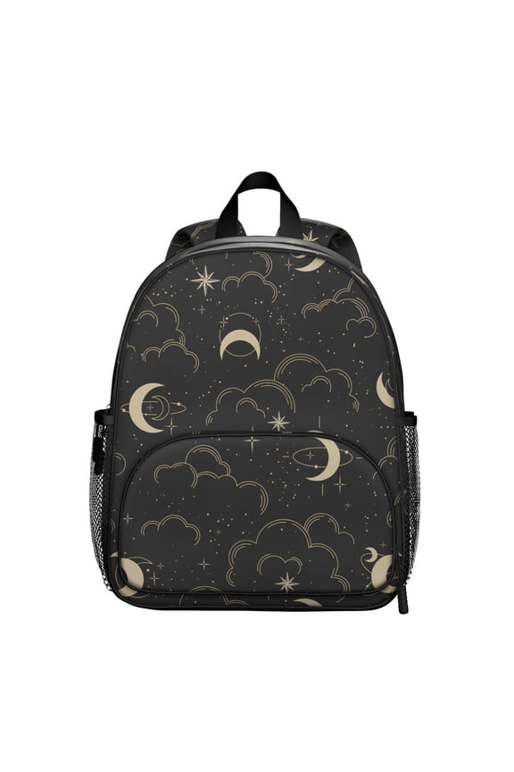 Witchy Cosmic Aesthetic Waterproof Backpack - Breathable, Adjustable & Durable for School & Commuters