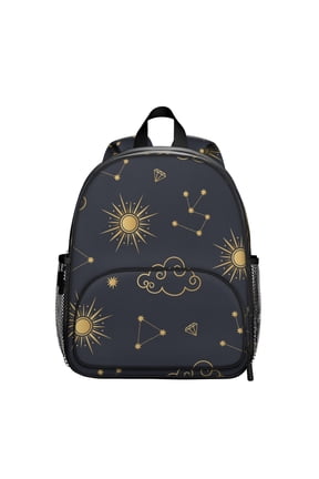 Witchy Cosmic Aesthetic Waterproof Backpack - Breathable, Adjustable & Durable for School & Commuters