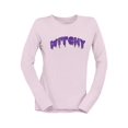 thumbnail image 1 of Witchy Drip Text Halloween Graphic Graphic - Women's Long Sleeve, 1 of 4