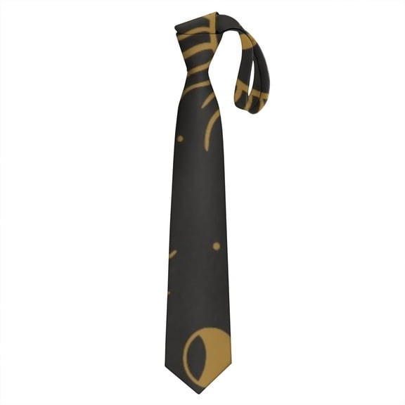 Witchy Gothic Tie – Dark Aesthetic, Skinny Fit for Bohemian & Spiritual Fashion