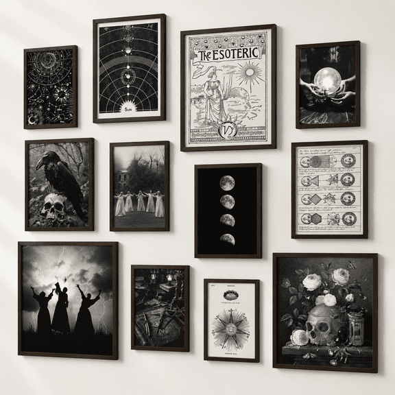 Witchy Home 12 Vintgothicers Unframed