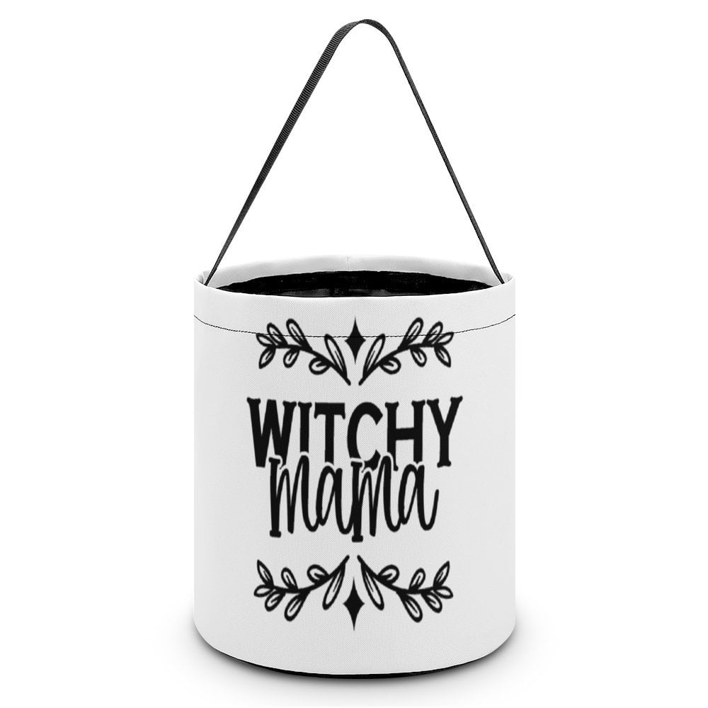 Witchy Mama Halloween Treat Bags Reusable Portable Halloween Candy Bags