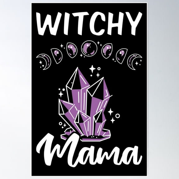 Witchy Mama Iv Poster Wall Art, Modern Wall Decor For Living Room Bedroom, 12x18 UNFRAMED