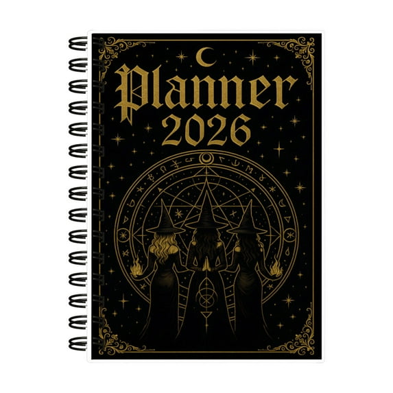Witchy Planner 2026 Daily Organizer With Ritual Prompts, Moon Phase ...