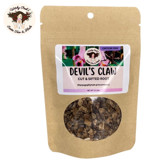 Witchy Pooh's Devil's Claw Tea - Cut & Sifted Root, Caffeine Free