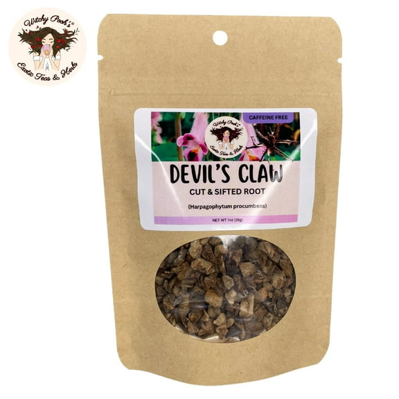 Witchy Pooh's Devil's Claw Tea - Cut & Sifted Root, Caffeine Free