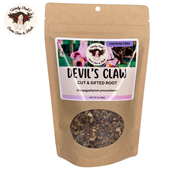 Witchy Pooh's Devil's Claw Tea - Cut & Sifted Root, Caffeine Free