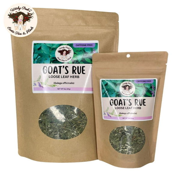 Witchy Pooh's Goat's Rue Tea - Loose Leaf Herb, Caffeine Free, 3oz Pouch