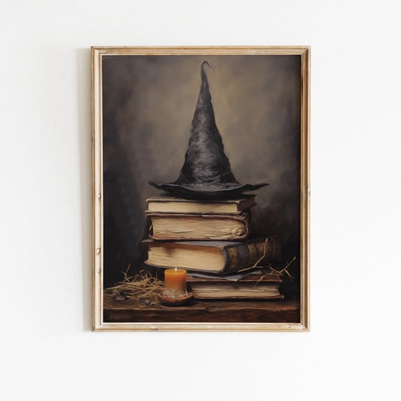 Witchy Spells Canvas Prints Poster Vintage Pictures for Living Room Bedroom Halloween Home Decor No Frame