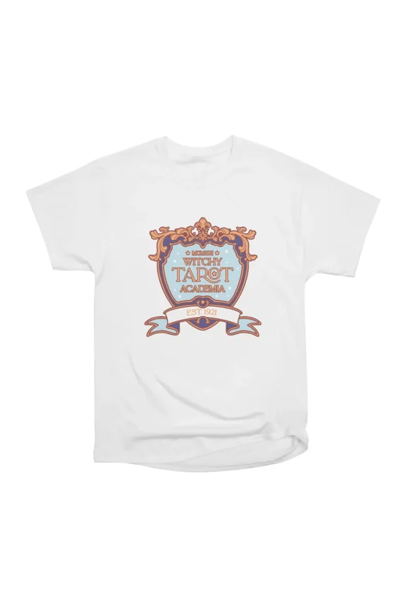 Witchy Tarot Academia Logo T-Shirt Tee Gift For Him Merch For Her Apparel For Friend