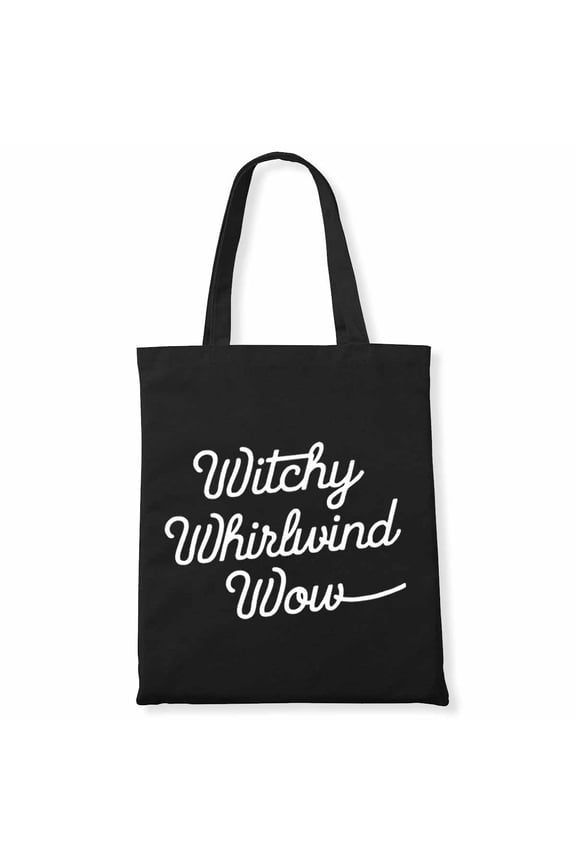 Witchy Whirlwind Wow Lollipop Sweets Gift Halloween S Canvas Bag 1Pc
