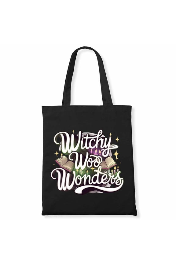 Witchy Woo Wonders Vintage Witch Halloween Orthopaedic Nurse Canvas Bag 1Pc