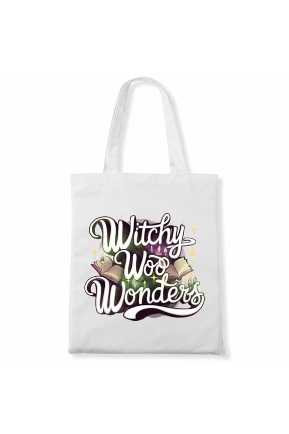 Witchy Woo Wonders Vintage Witch Halloween Orthopaedic Nurse Canvas Bag 1Pc
