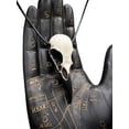 thumbnail image 1 of Witchy Woodland Resin Animal Head Jewelry Necklace, Raven Skull Necklace Resin Bird Skull Gothic Pendant Gift for Goths, 2.75" Size, 1 of 6