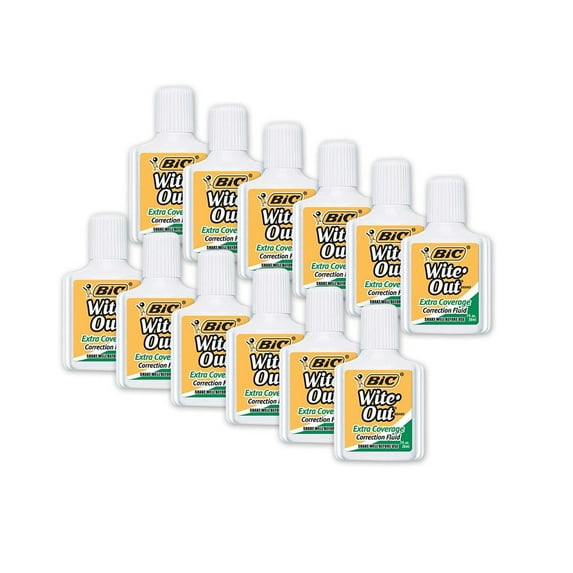 BIC Extra Coverage Wite-Out Brand Correction Fluid